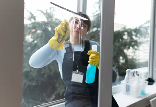 Nettoyage de vitres intérieures et extérieures à Nohic